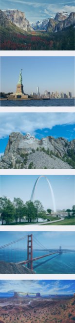 Iconic US landscapes